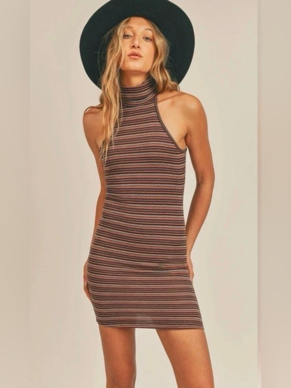 Sage the Label Size women’s small stripes summer dress mini boho